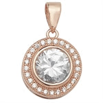 Sil P/Dnt Rose Cz Rnd