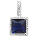 Sil P/Dnt Bl/Cz Bail Sq