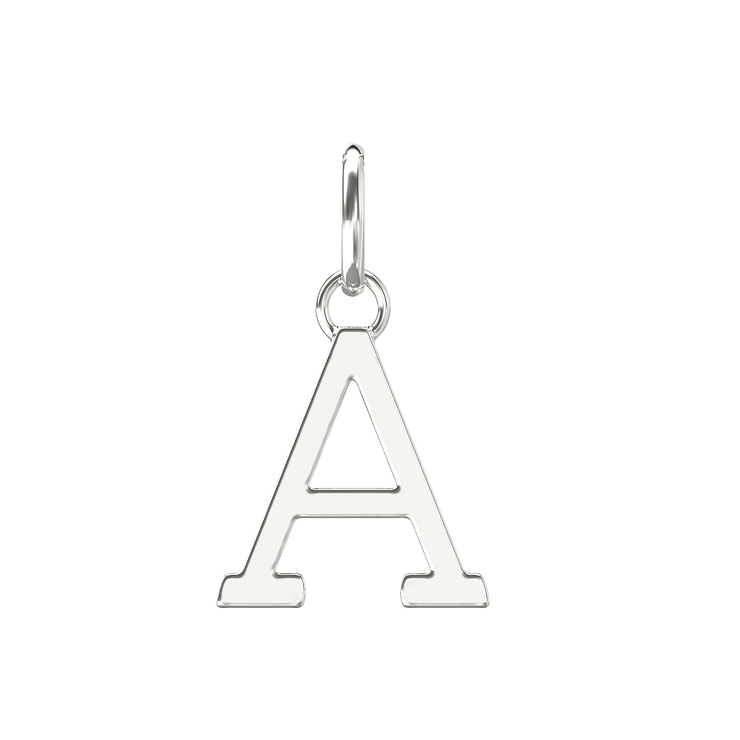 Sterling Silver Initial A Charm