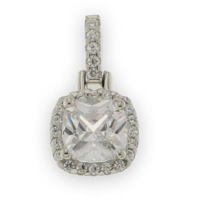Sterling Silver Cubic Zirconia Pendant