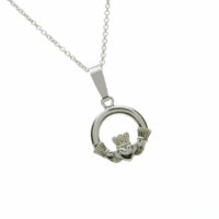 Sterling Silver Claddagh Pendant