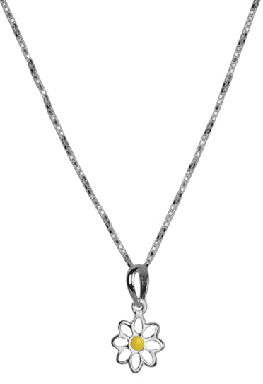 Sterling Silver Daisy Pendant