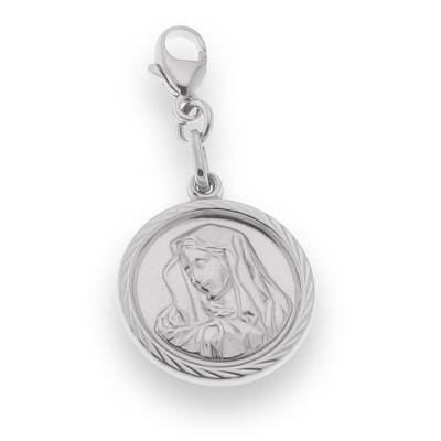 Sterling Silver Religious Charm