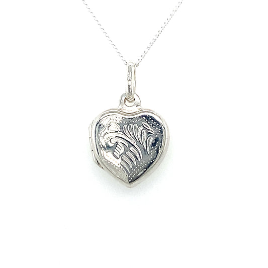 Sterling Silver Petite Heart Locket