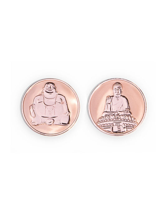 Mi Moneda Small Buddha Rose Coin