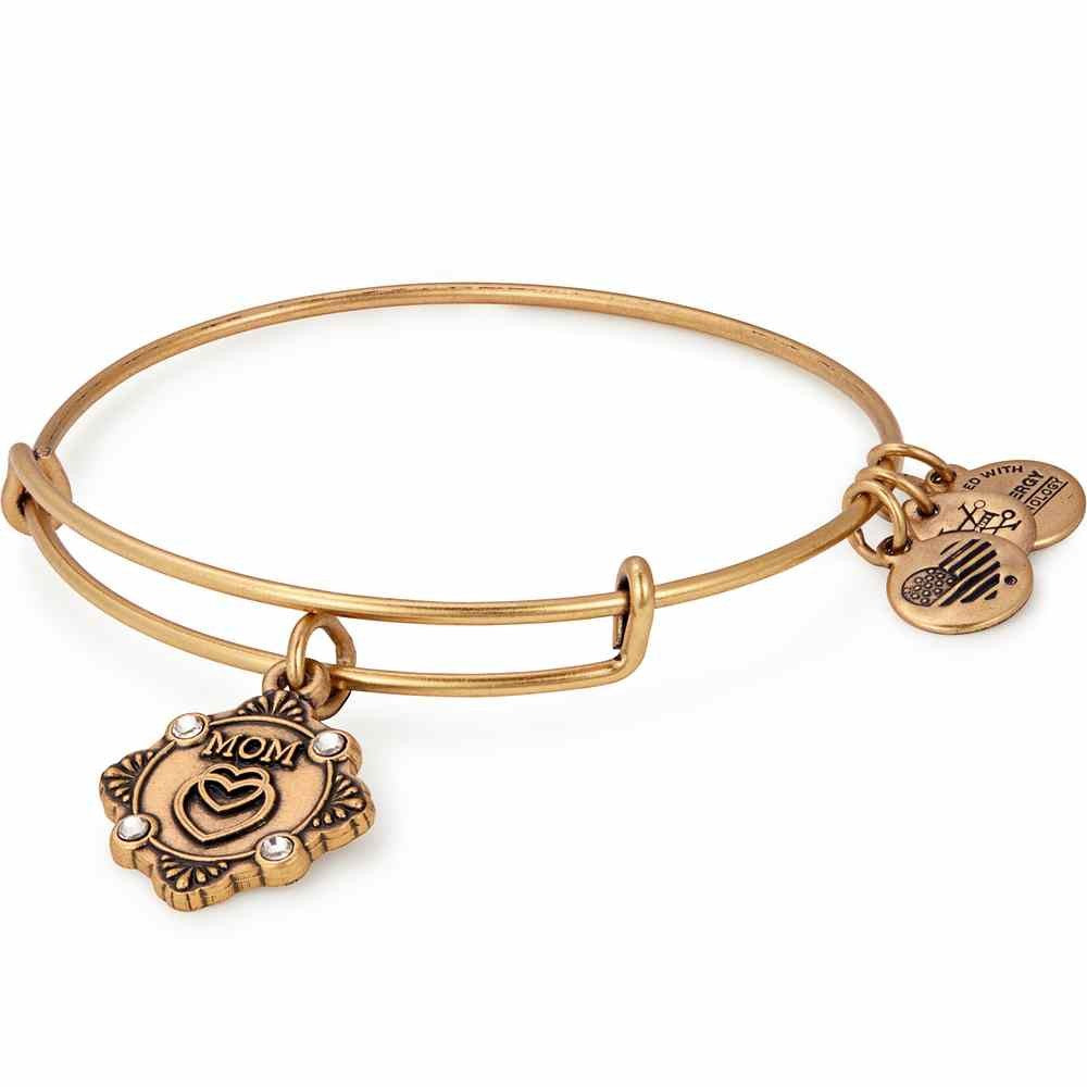 Alex And Ani Because I Love You Mom In Gold