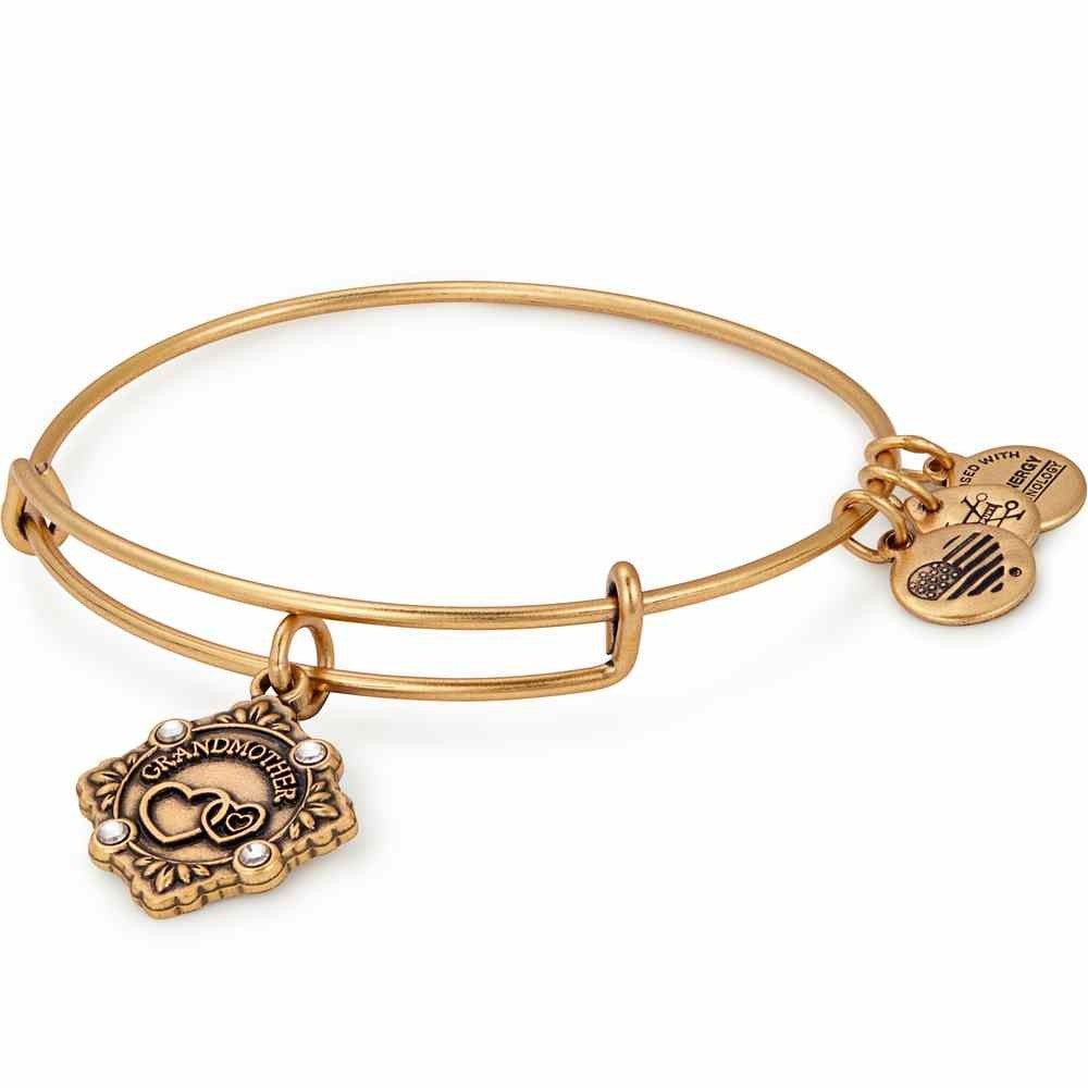 Alex And Ani Because I Love You Grandmother In Gold