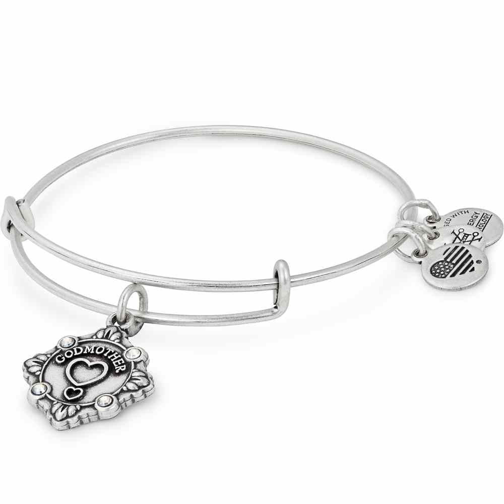 Alex And Ani Because I Love You Godmother In Silver