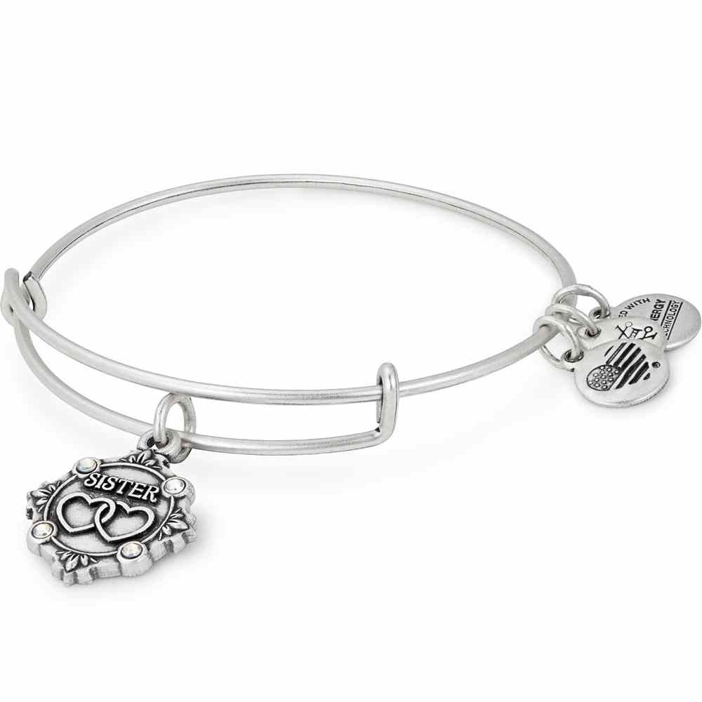 Alex And Ani Because I Love You Sister In Silver