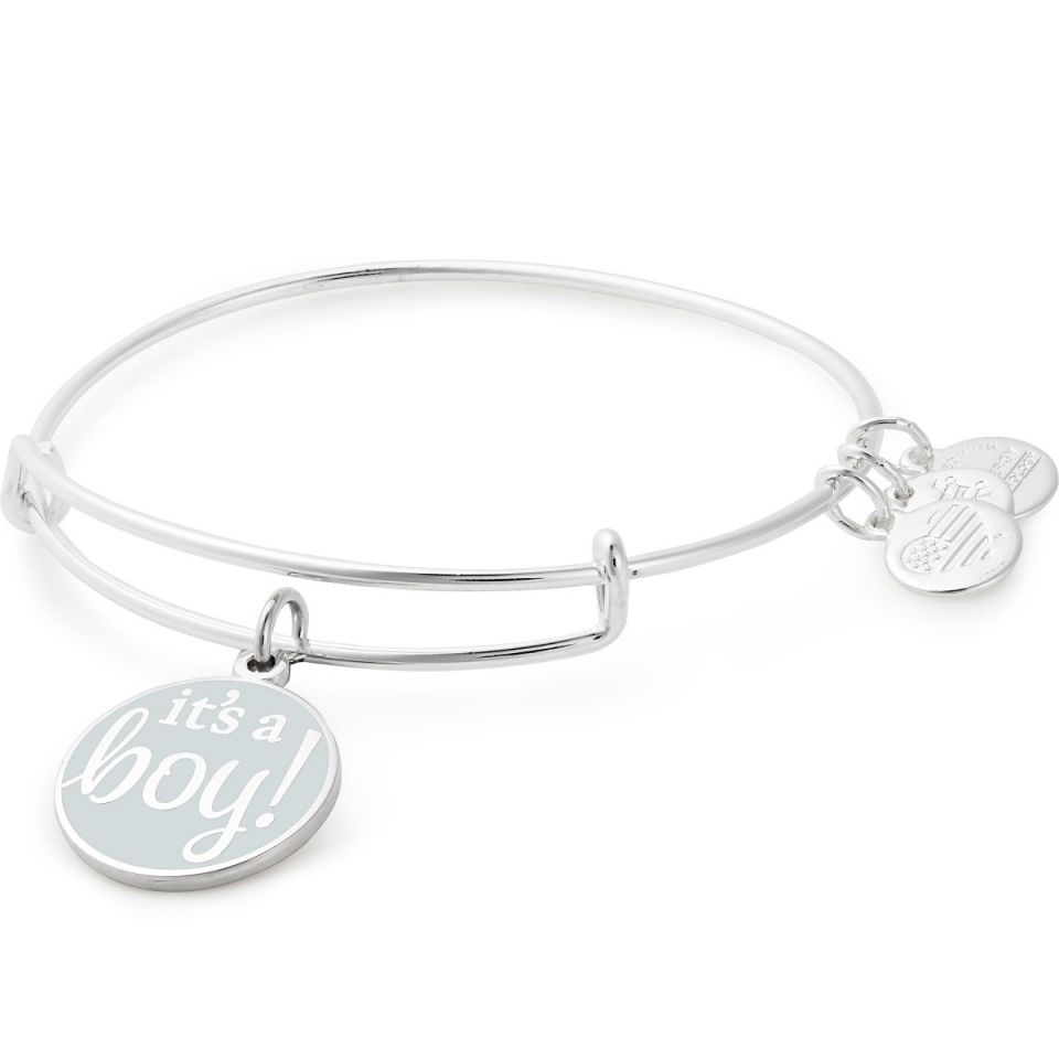 Alex And Ani It's A Boy Bangle In Silver