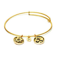 October Marigold Chrysalis Bangle In Yellow