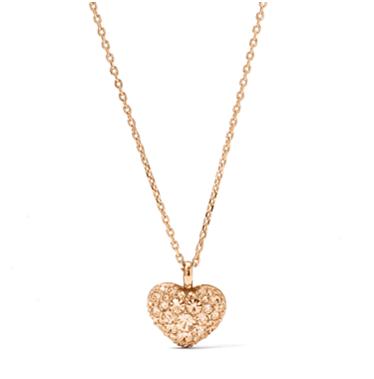 Fossil Necklet Vintage Motifs In Rose