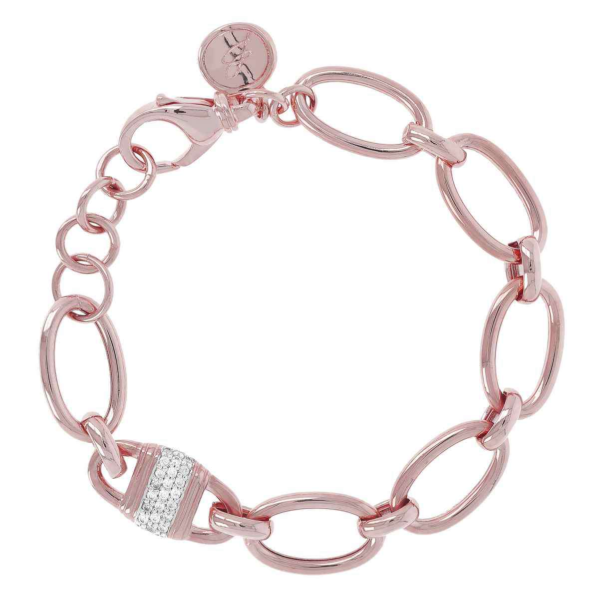 Bronzallure Victoria Round Link Bracelet