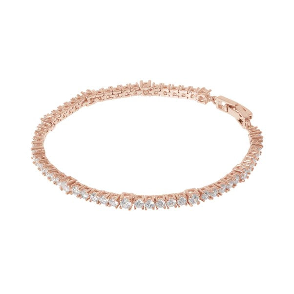 Bronzallure Cubic Zirconia Tennis Bracelet
