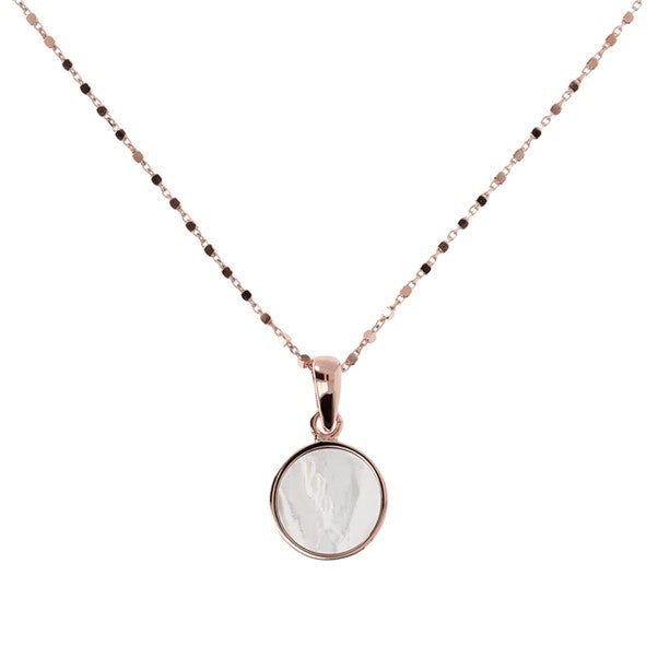 Bronzallure Mother Of Pearl Disc Pendant
