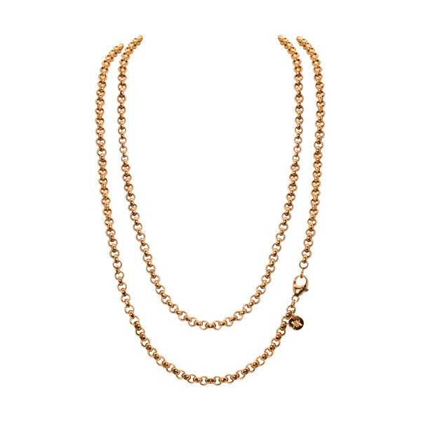 Nikki Lissoni 80cm 3mm Gold Plated Chain