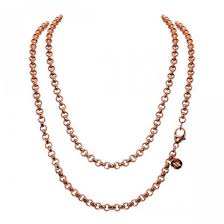 Nikki Lissoni 80cm 4mm Rose Plated Chain