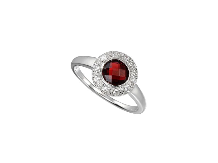 Sterling Silver Cherry Bomb Ring