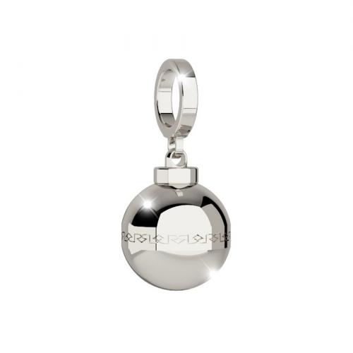 My World Perfection Ball Charm In Silver