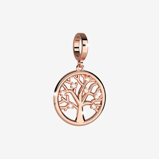 My World Tree Of Life Charm In Rose