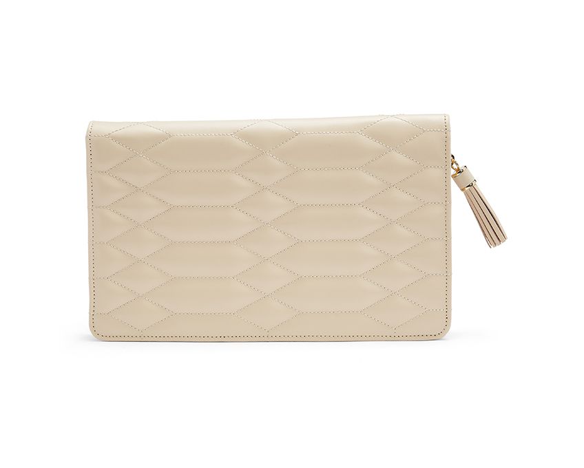 Wolf Caroline Large Jewellery Portfolio In Ivory
