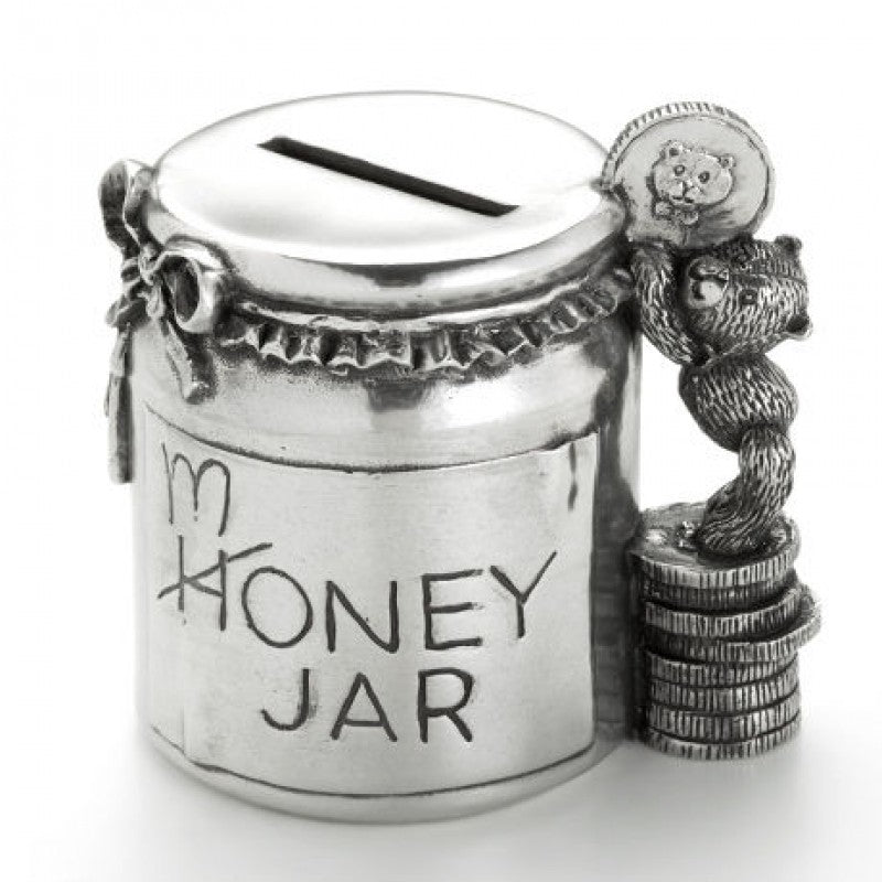 Pewter Coin Box/Money Jar