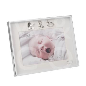 Silver Plated New Baby Photo Frame