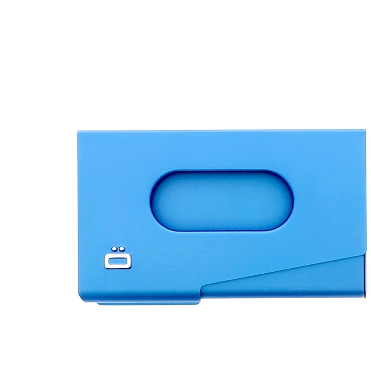 Ogon Blue Aluminium Business Card Holder
