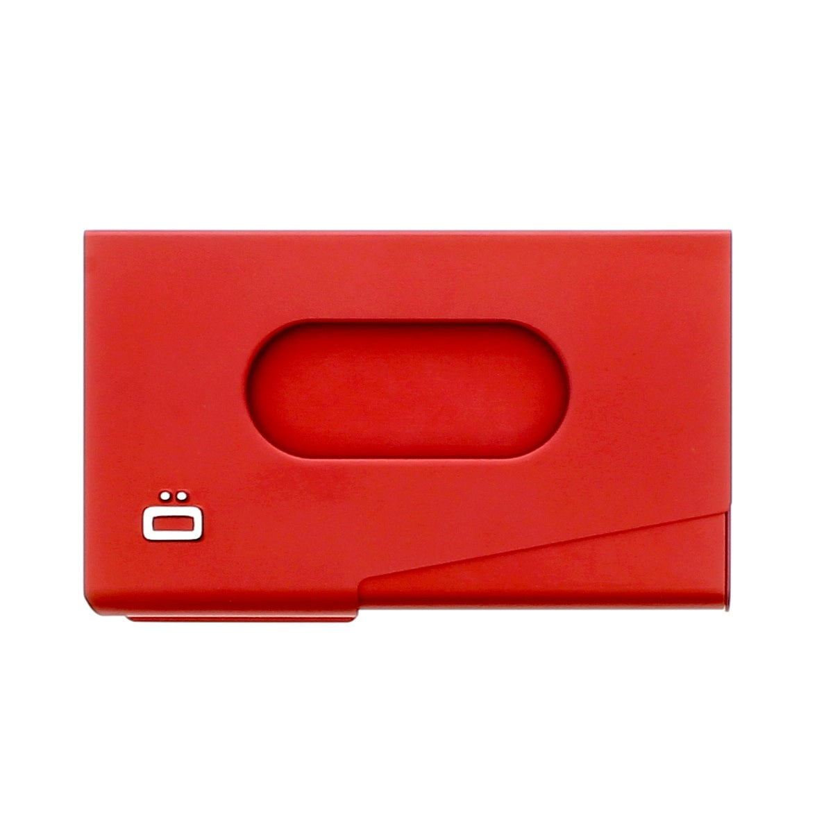Ogon Red Aluminium Business Card Holder