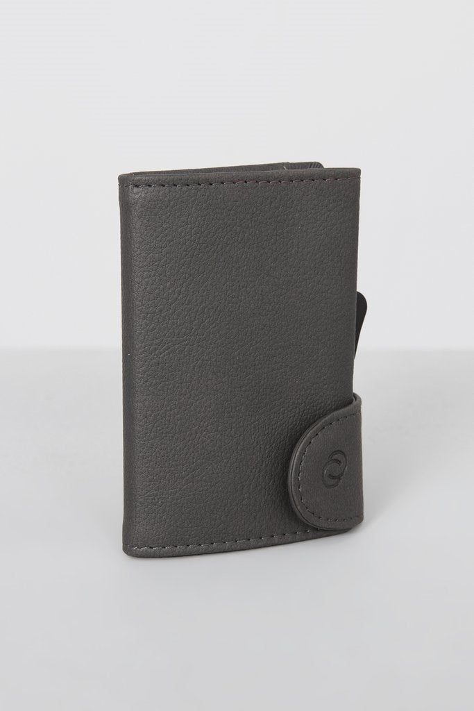 Grey Leather C-Secure Wallet