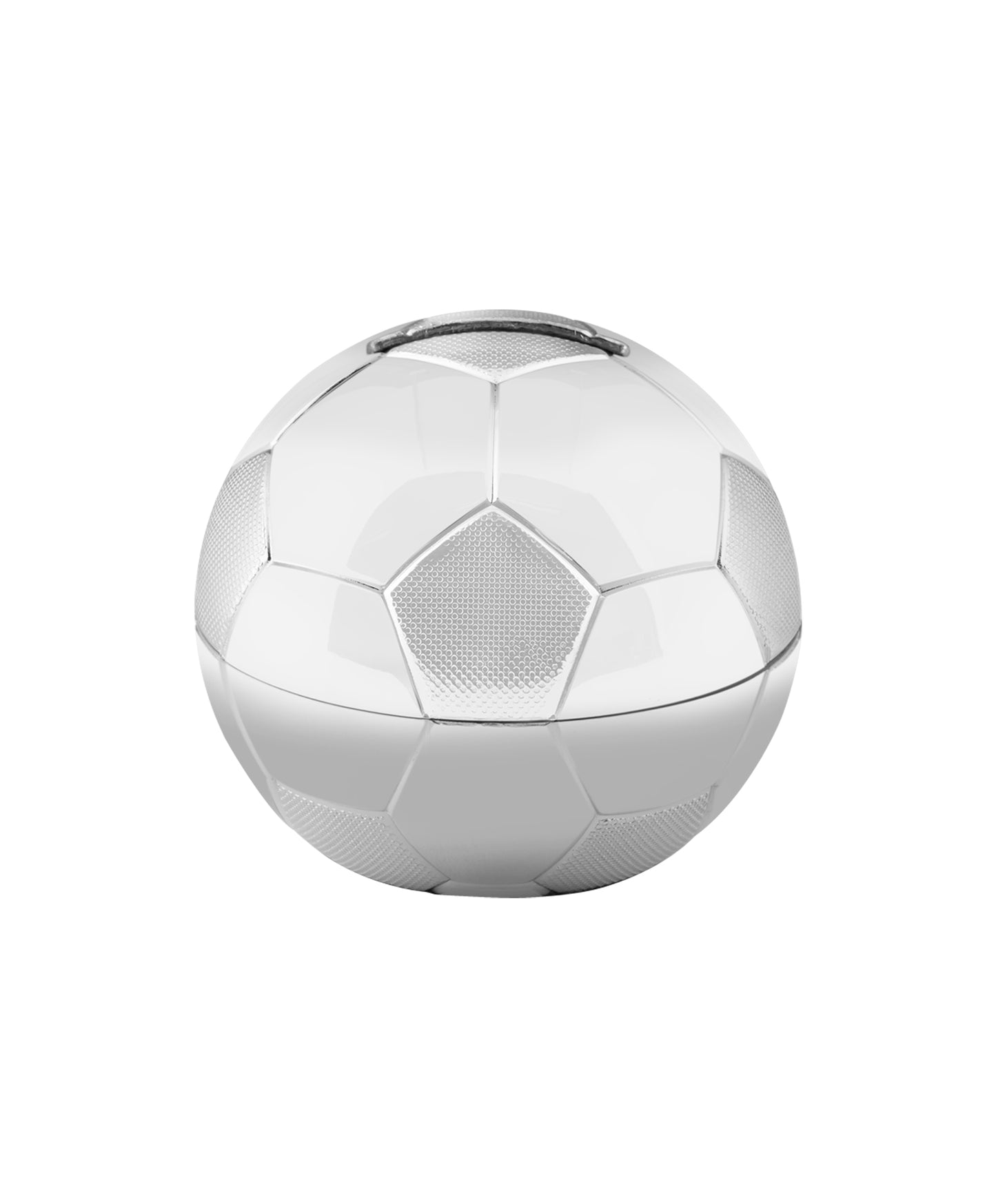 Silver Plated Football Money Box