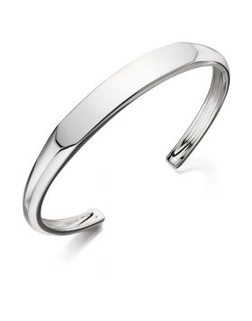 Stainless Steel Fred Bennett Flat Top Bangle