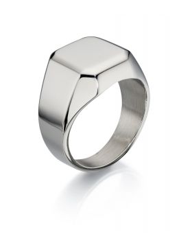 Fred Bennett Steel Signet Ring