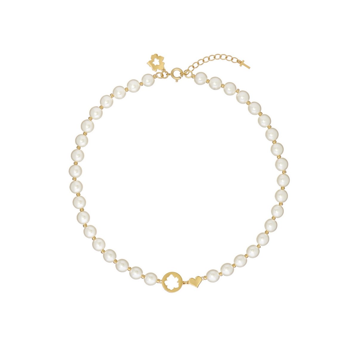 Ted Baker Gold Plated Pearl Bubble Necklet