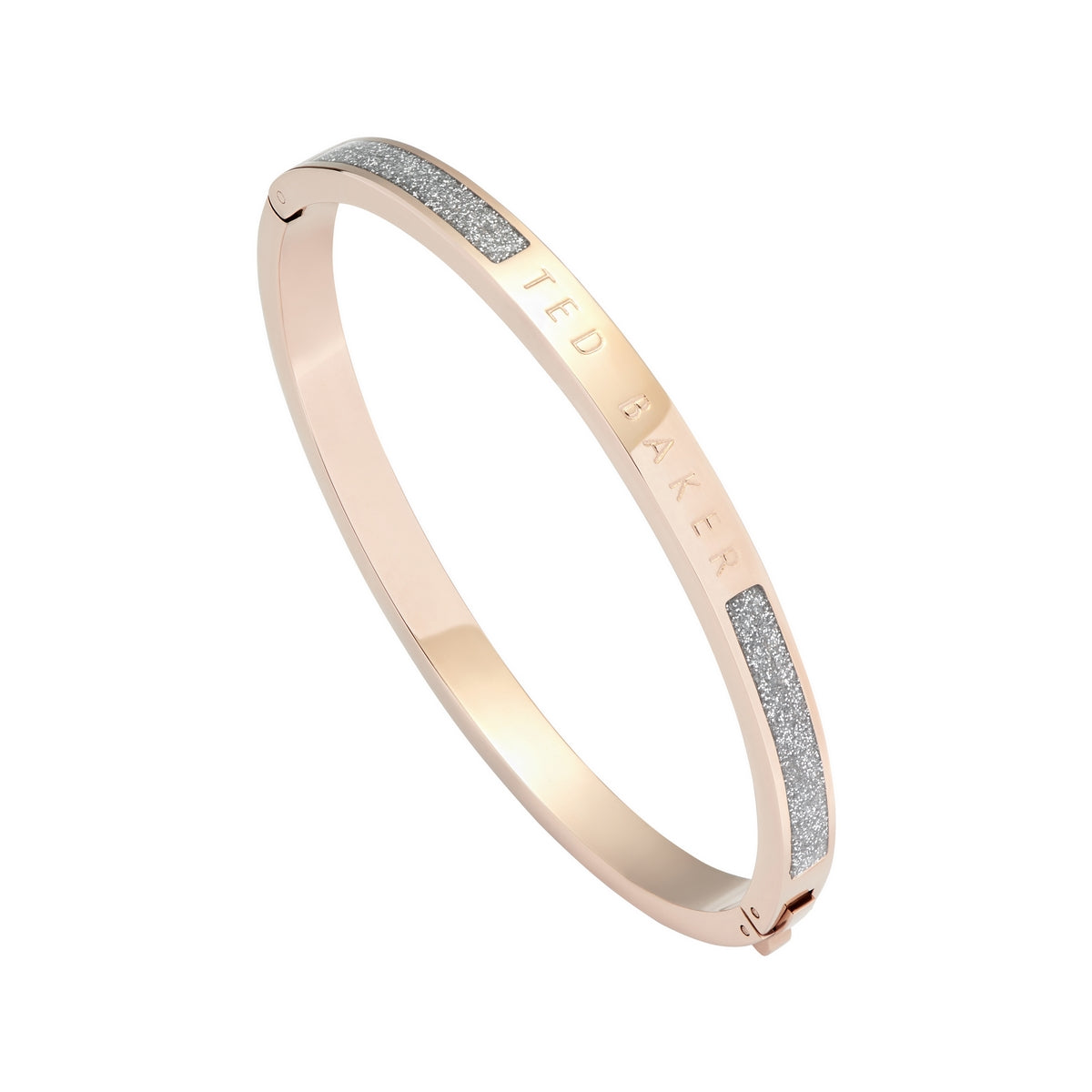 Ted Baker Elemara Enamel Hinge Bangle In Rose