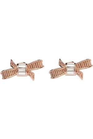 Ted Baker Deljcia Bow Stud Earrings In Rose