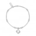 Chlobo Double Moon Bracelet In Silver