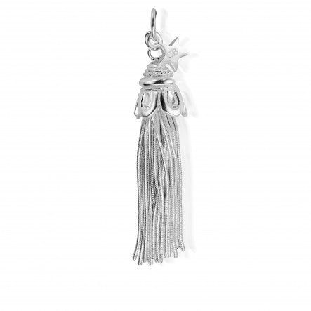 Sterling Silver Large Tassle Necklet