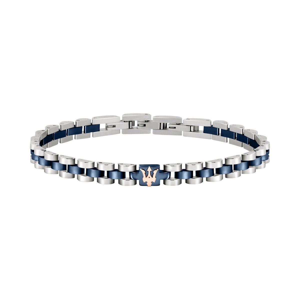 Maserati Navy Stainless Steel Bracelet