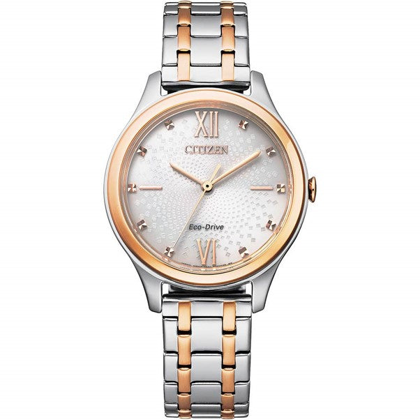 LMXB CITIZEN SILHOUETTE ROSE WH CZ