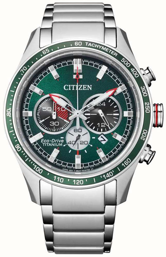 GSSB CITIZEN SUPER TITANIUM GRN CHRONO