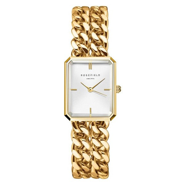 Ladies Rosefield Studio Double Chain White Dial
