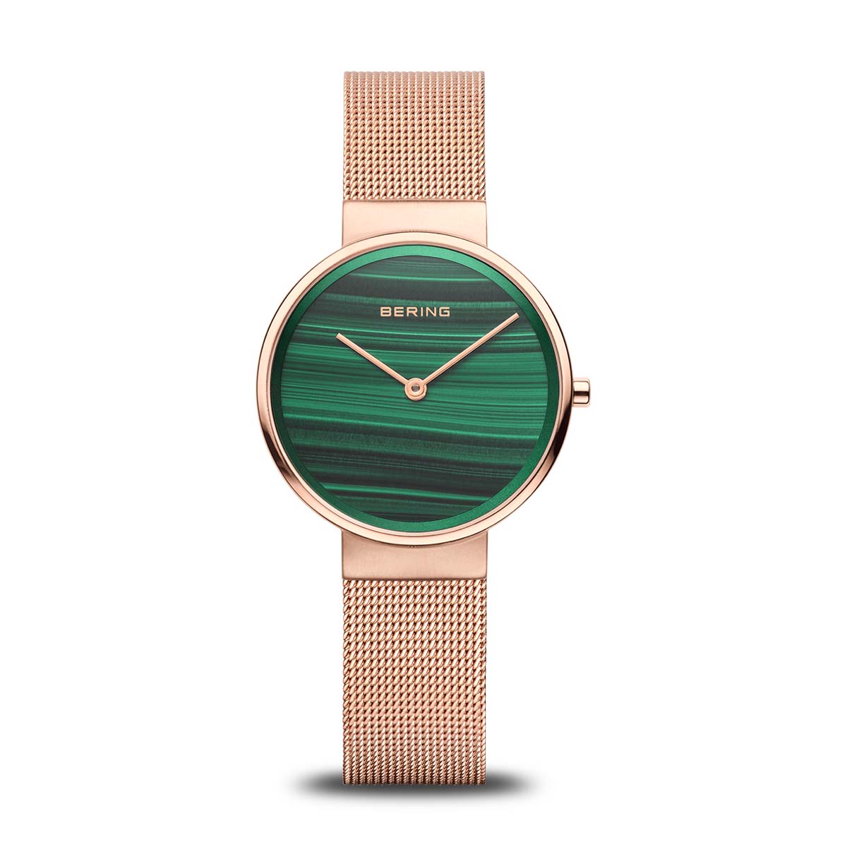 Ladies Bering Rose Green Dial