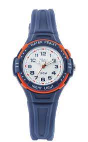 Telstar Kids Sport Watch Navy/Orange Strap