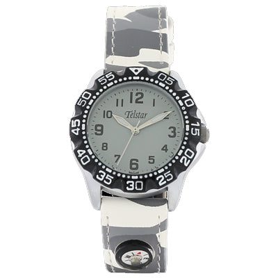 Telstar Boys Watch Grey Camouflage