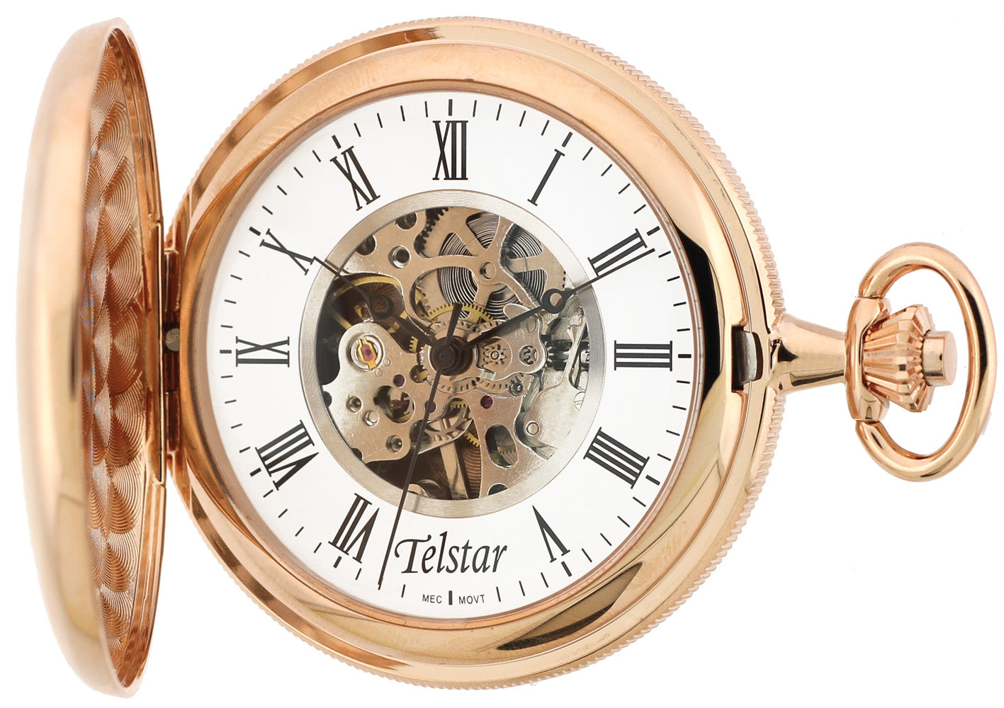 Telstar Ross Rolled Gold  Mechanical 2 Door Pocket Watch