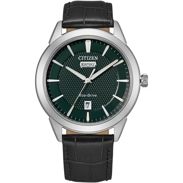 Gents Citizen Eco-Drive Corso Rolan Green Dial
