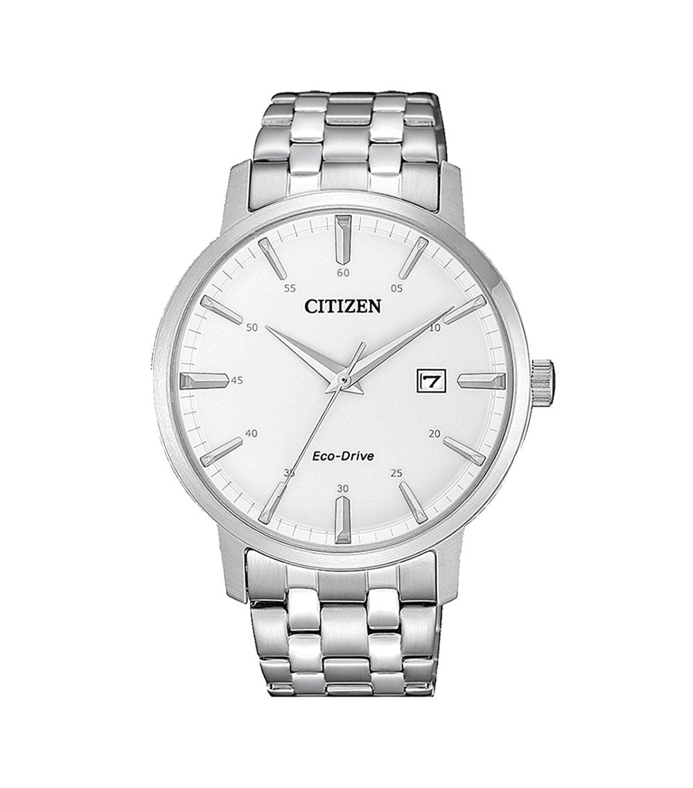 Gents Citizen White Dial Eco Drive Watch