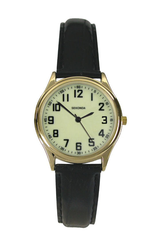 Ladies Rolled Gold Sekonda Strap Watch