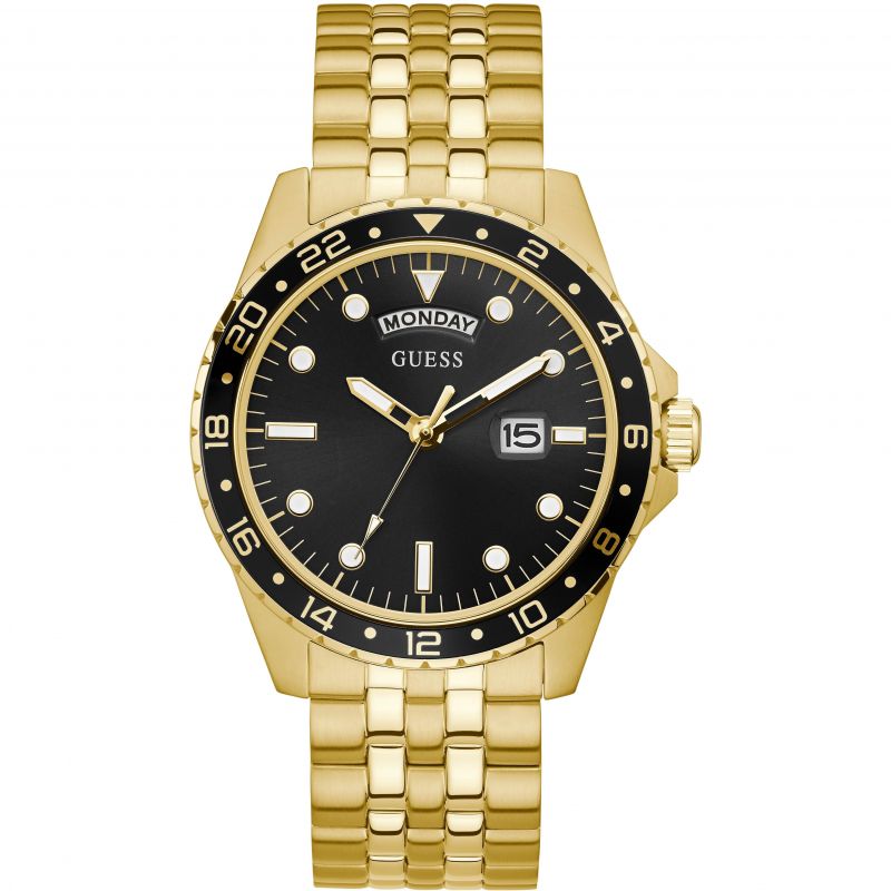 Gents Rolled Gold Guess Comet Watch